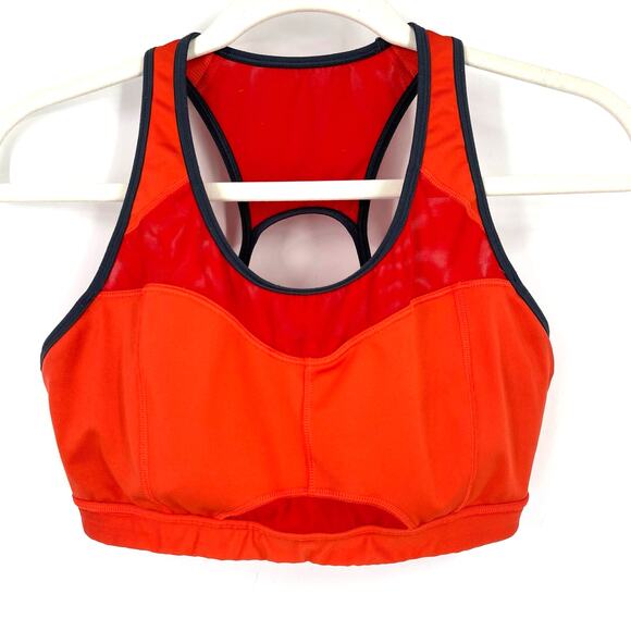 Athleta Sports Bra Orange Padded Racerback Tank Top Size XS - Picture 5 of 5